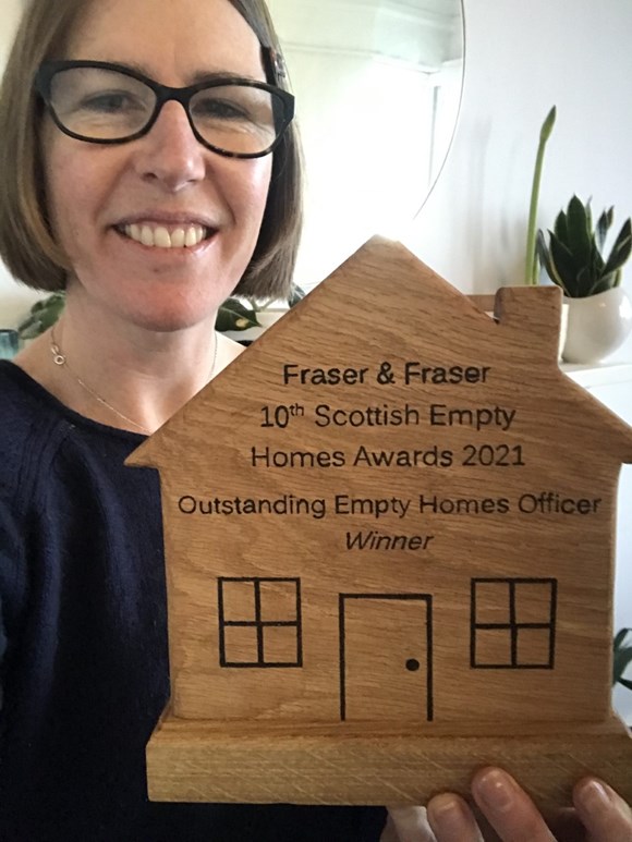 Fife Council housing professional wins at Scottish Empty Homes